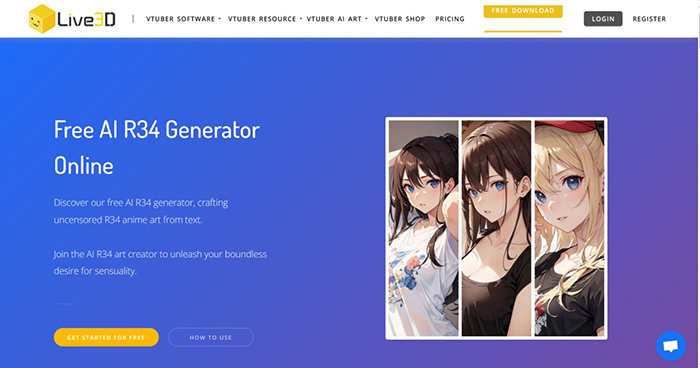 Live3D Free AI R34 Generator