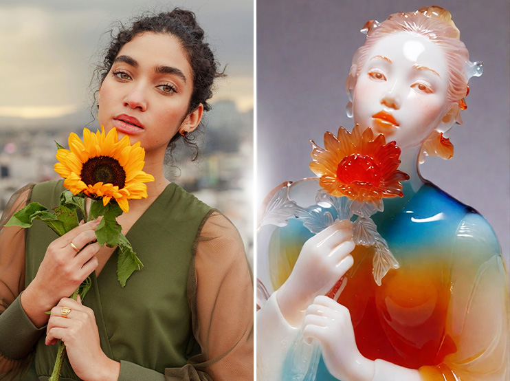 Choisissez une photo, entrez dans le monde du jade et du verre coloré(Les images à haute saturation sont plus belles)