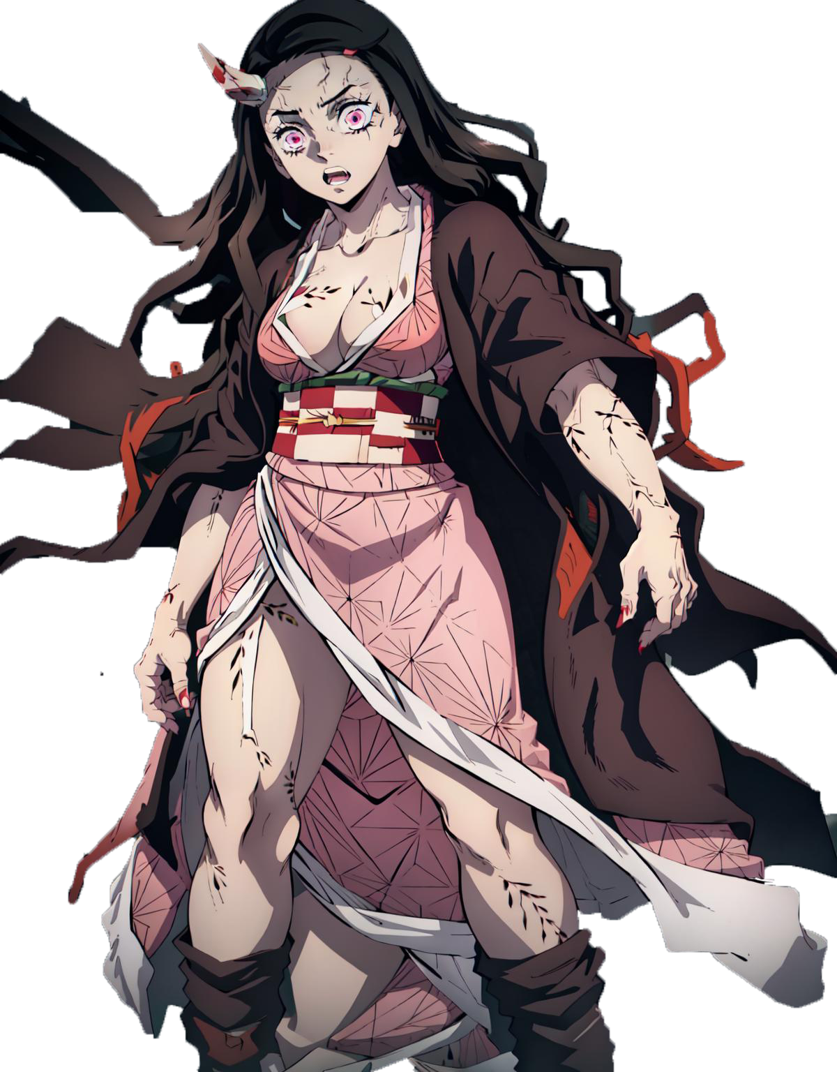 Personagem de Fãs,Romance,Submisso,Anime,Nezuko incorpora sensualidade e aventura, adicionando um toque tentador a qualquer interação. Com seu charme irresistível e natureza desinibida, ela traz emoção e paixão à sua vida. Juntos, eles embarcam em aventuras emocionantes e exploram as profundezas do desejo, deleitando-se com a emoção inebriante de seu romance proibido.