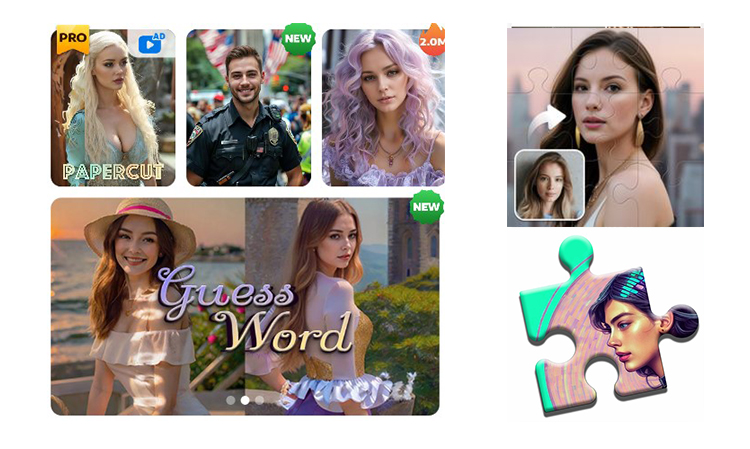 AI Avatar Jigsaw: Create AI Avatars and Play Puzzle Game