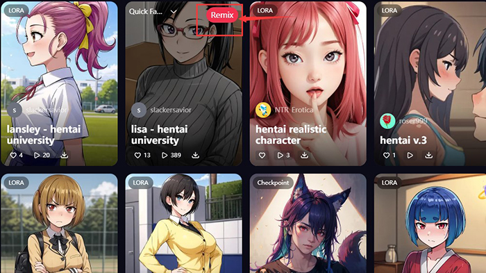 Créer de l'Art Hentai Généré Par AI - Étape 3