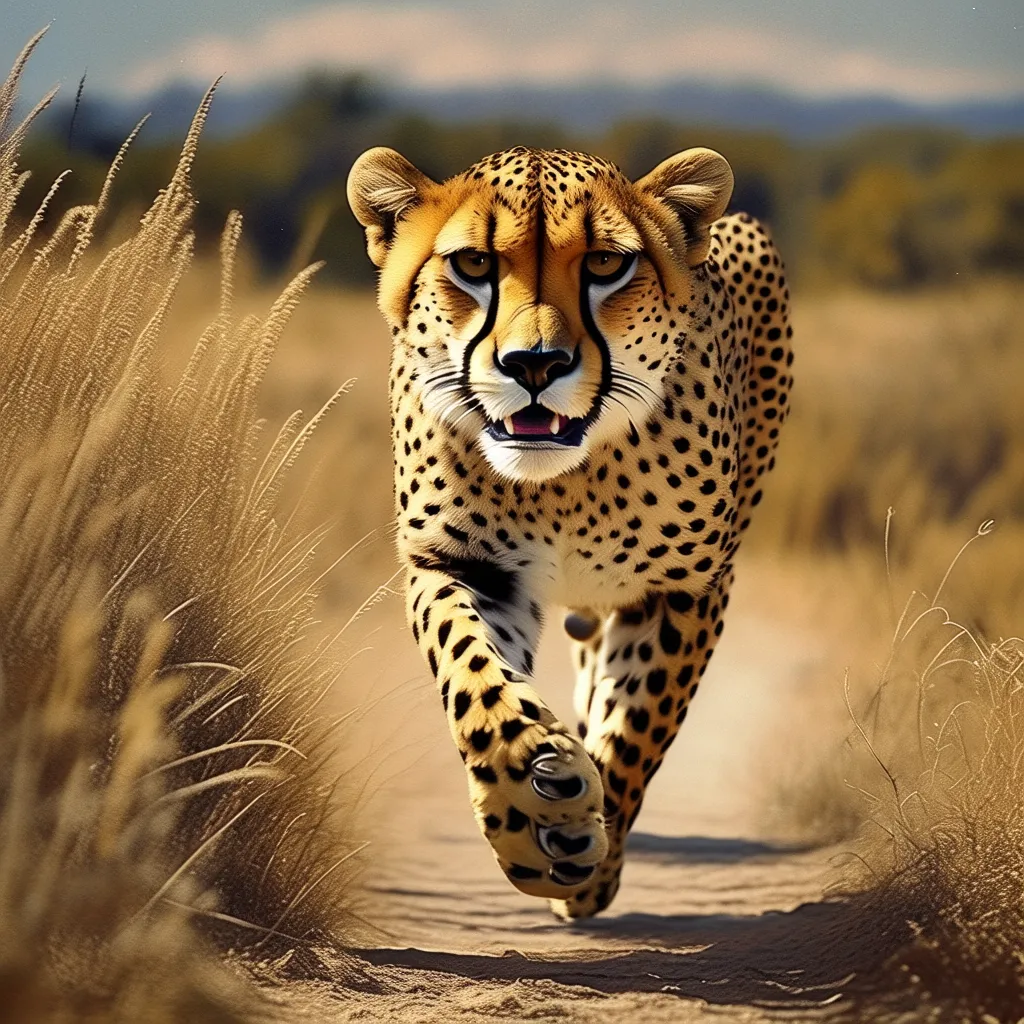 A Cheetah/一只猎豹/チーター