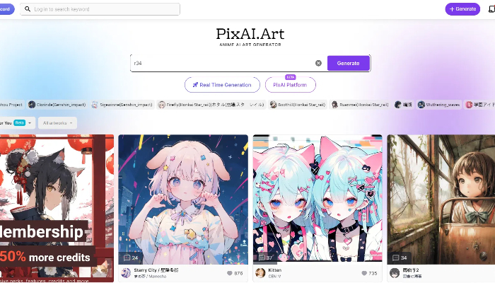 PixAI.Art AI art generator