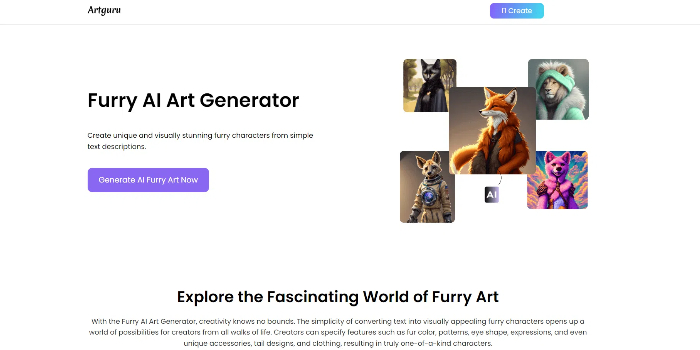 Artguru furry ai art generator