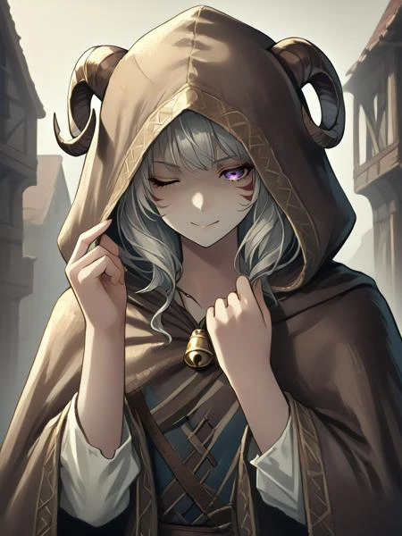 hooded cloak