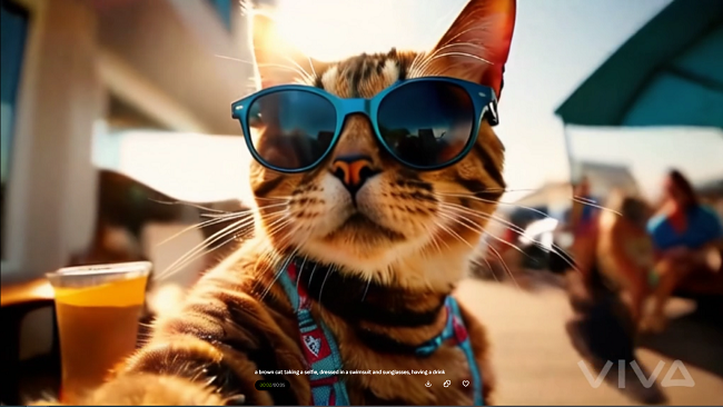 A cat wearing sunglasses – VIVA