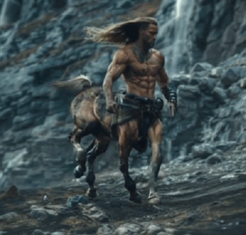 a running centaur