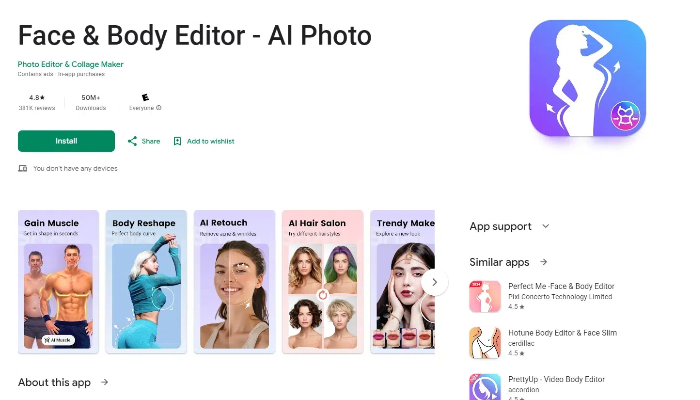 Face & Body Editor - AI Photo app