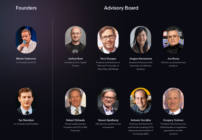 Wonder Studio's founders and advisory board