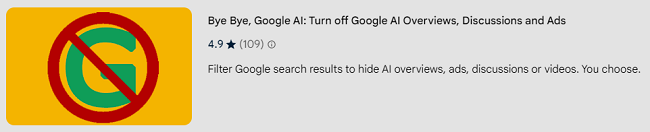 Bye Bye,Google AI