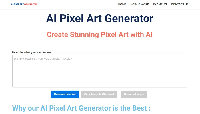 AI Pixel Art Generator