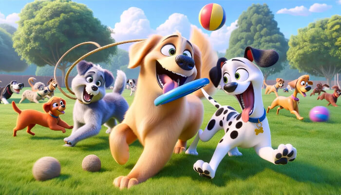 Disney-style dogs