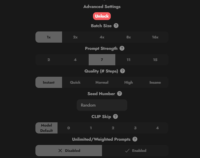 Parameter Adjustments and Settings - Frosting AI