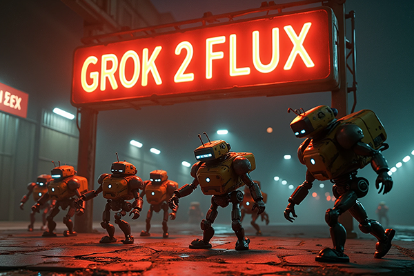 Grok 2 et Générateur d'Images Flux AI