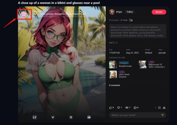 Create an AI Bikini Girl Character to Chat