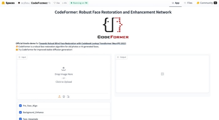 CodeFormer (Facial Image Restoration)