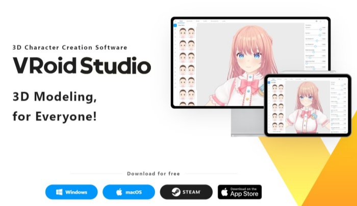 VRoid Stuido 3D Modeling