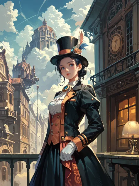 Steampunk Sky City