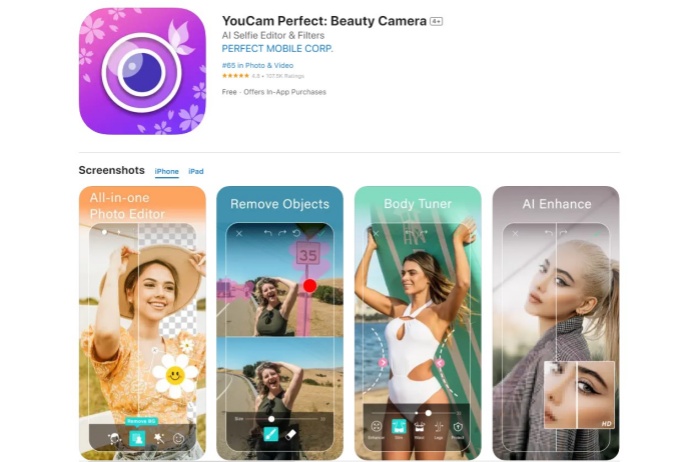 YouCam Perfect: Beauty Camera