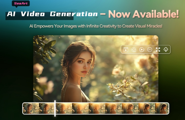 SeaArt AI Video Generation Available