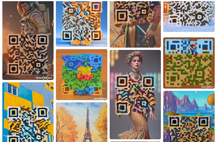 Scannbare & einzigartige QR-Code-Kunst