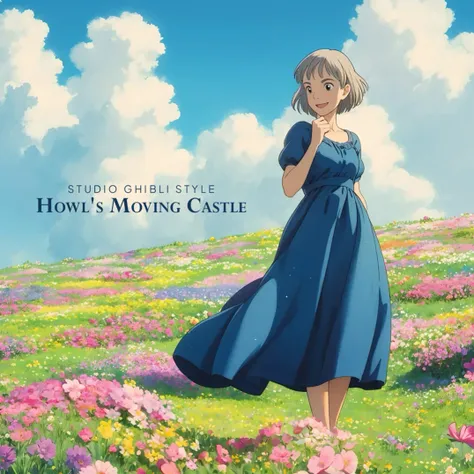 Studio Ghibli Style - Howls Moving Castle - Sophie Hatter style